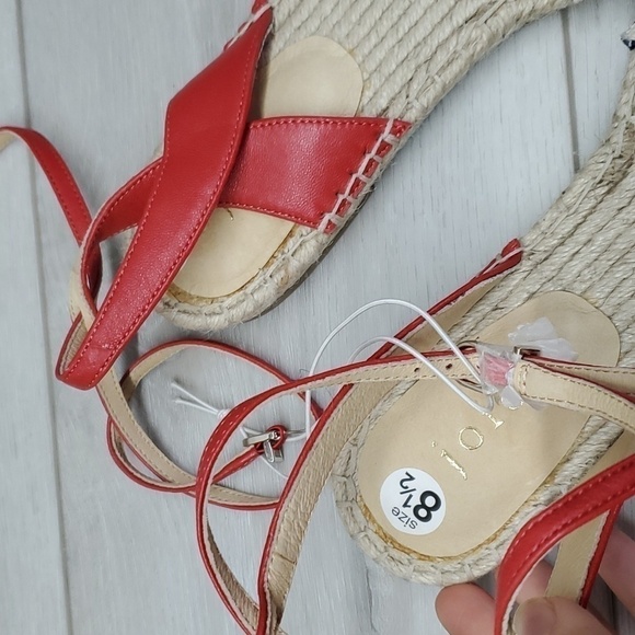 NEW Joie Womens Espadrille Flats Lace Up shoes sz 38.5/8.5 - Picture 6 of 12